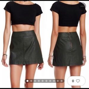 LIKE NEW Free People Dark Green Modern Femme Mini